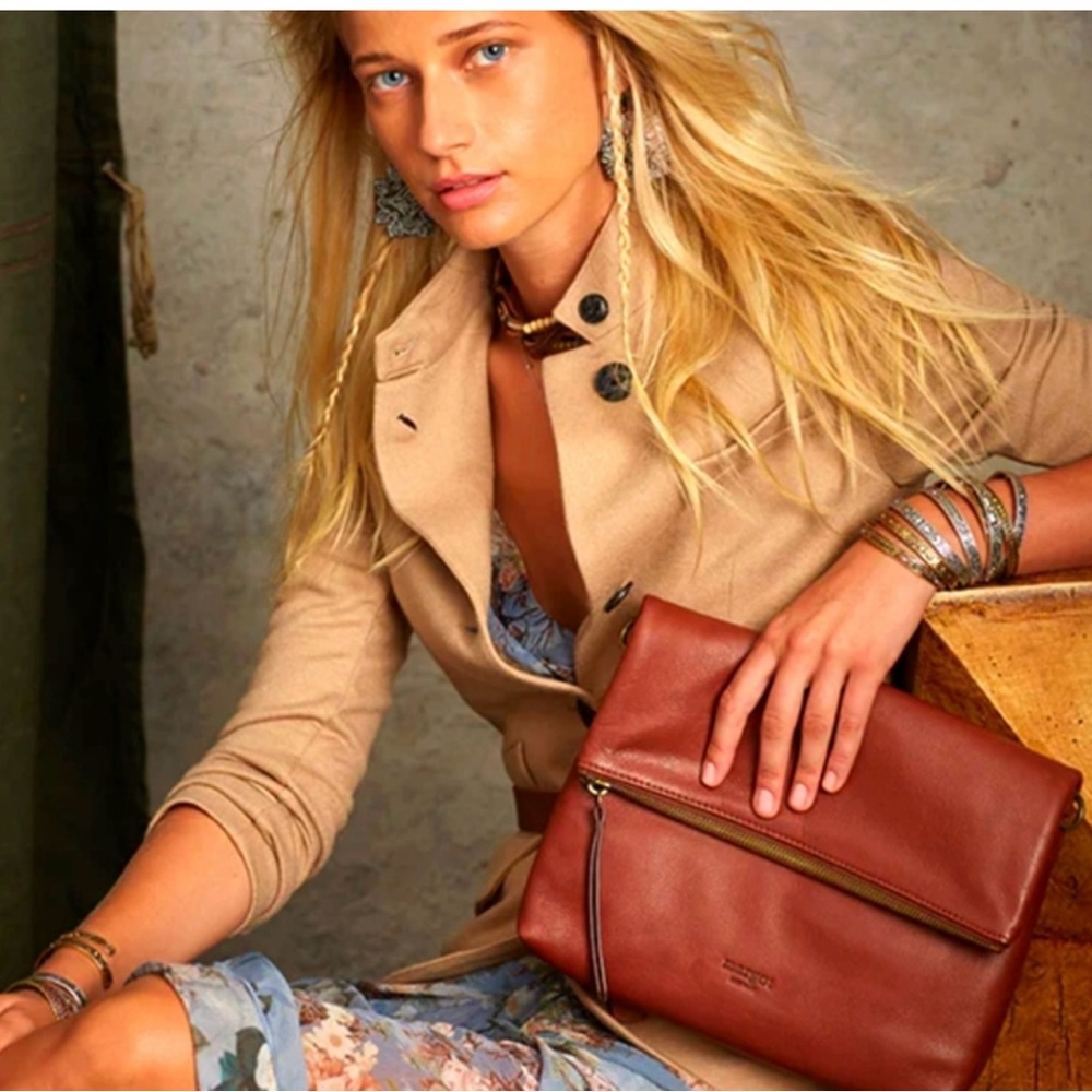 Margot Brown Leather vintage handbag